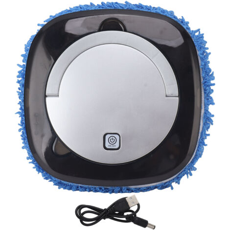 Robot Nettoyeur Automatique Sol avec Réservoir d'Eau, Aspirateur et Serpillière - Argent (1/5)