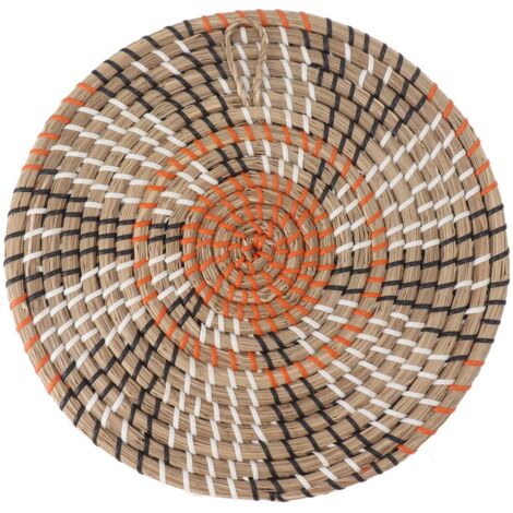 Nappe tressée style scandinave, décor rond innovant pour table ou mur, diamètre 30 cm (1/5)