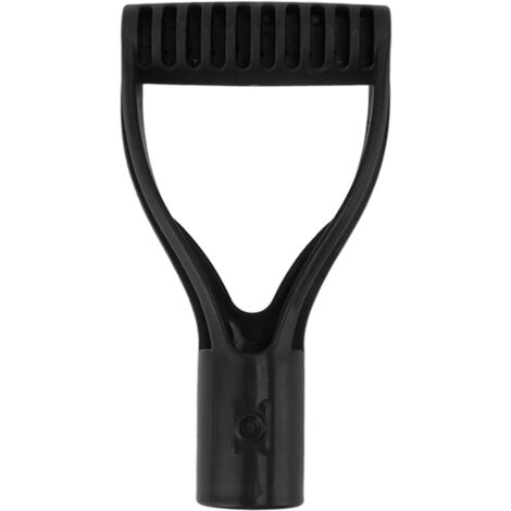 Manche de Pelle en Plastique Noir 32mm Diamètre Intérieur, Poignée Ergonomique pour Outils de Jardinage, Bêche, Ratissage et Déneigement (1/5)