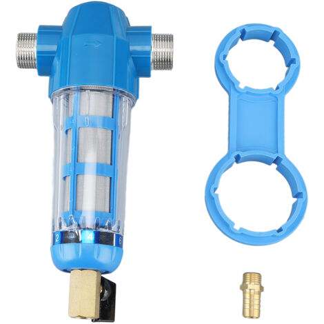 Filtre à eau sédimentation G3/4 mâle avec raccord G1/4 - Filtre à dépôt et spin down (1/5)