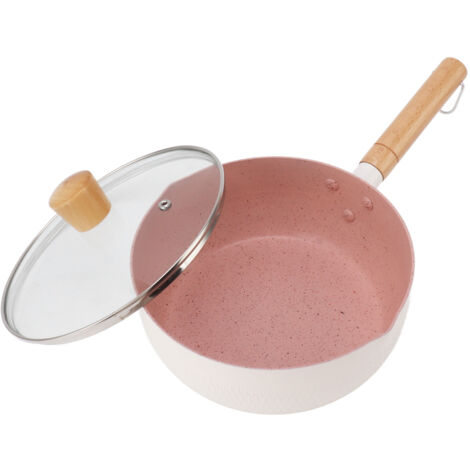 Casserole Antiadhésive Blanche 22cm pour Alimentation Bébé et Soupes (1/5)