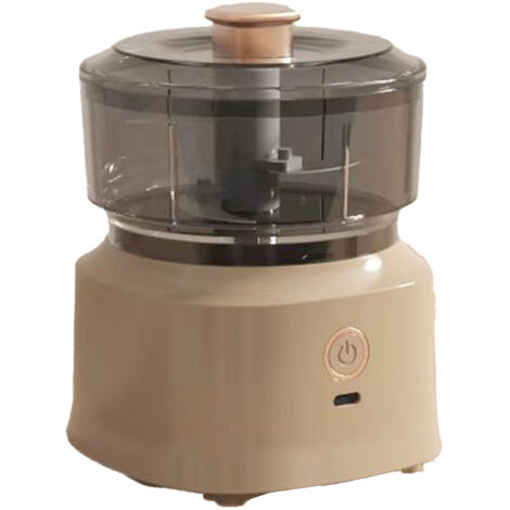 Hachoir à Viande Électrique Multifonction - Lames en Acier Inoxydable, Sécurité et Efficacité Maximale - Pour Préparations de Cuisine - Marron Foncé (1/5)