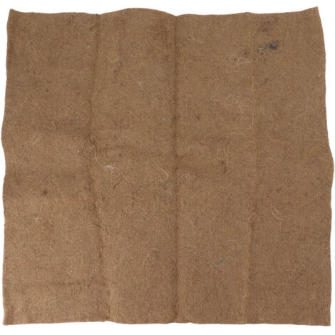 Tapis en Fibre de Jute Biologique pour Compost, Couverture Biodégradable pour Bacs et Pots de Compostage