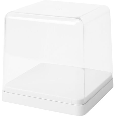 Boîte de rangement transparente pour figurines - Couvercle anti-poussière, empilable et blanc (1/5)