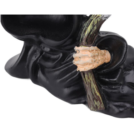 Statue Gothique Faucheuse en Résine avec Faux pour Décor Halloween, Bureau ou Fête (1/5)