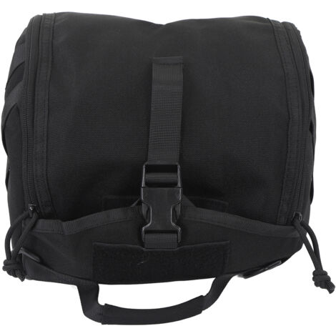 Sac de Rangement pour Casque Anti-Rayures en Toile Ajustable, pour Casques de Sécurité et Casques de Camping Noir (1/5)