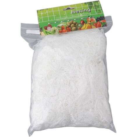 Filet de Treillis Jardin Blanc Polyester pour Plantes Grimpantes, Support Fruits et Légumes, Treillis Multi-Couches 5x60 Pieds pour Jardin Ferme (1/5)