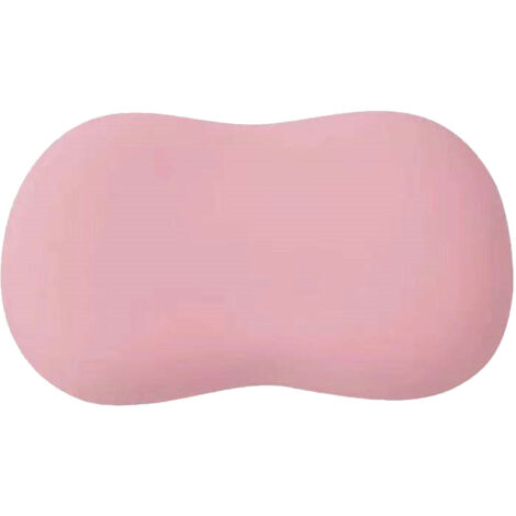 Oreiller Ergonomique en Mousse Mémoire pour le Soutien Cervical et Dorsal, Oreiller de Contour pour Douleurs au Cou et Épaules, Rose (1/5)