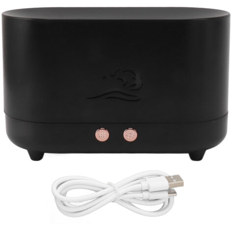 Diffuseur d'Air Flamme Simulation Noir 225ml 35DB USB pour Maison Café Aromathérapie (1/5)
