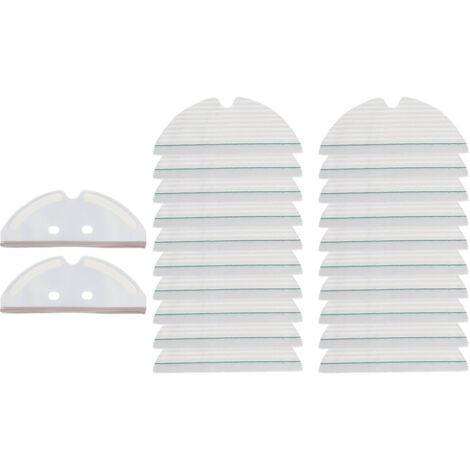 Kit de Support pour Chiffon de Serpillière Jetable, Plateau de Fixation pour Robot Aspirateur Xiaomi Roborock S6, S5 Max, E35, E2 (1/5)