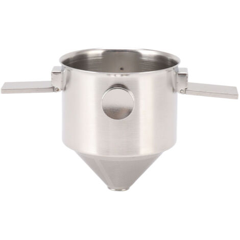 Filtre à Café Portable en Acier Inoxydable, Réutilisable et Pliable pour Voyage, Camping et Bureau (1/5)
