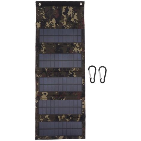 Panneau Solaire Portable 50W Pliable en Silicium Monocristallin - Sac de Charge Solaire pour Urgence et Camping (1/5)
