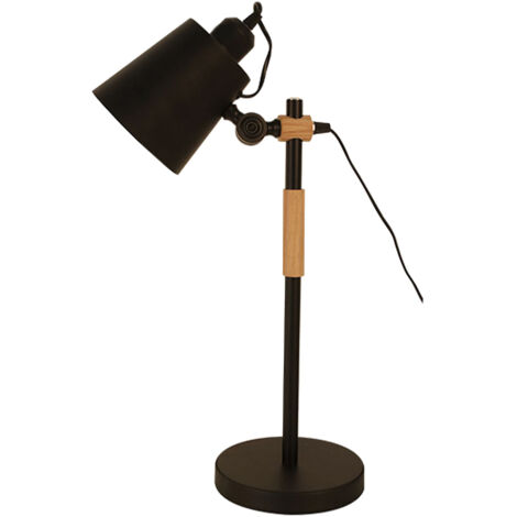 Lampe de Bureau LED avec Protection des Yeux, Lumière d'Étude et de Lecture, Angle Réglable, Économe en Énergie, Prise CN, Noir