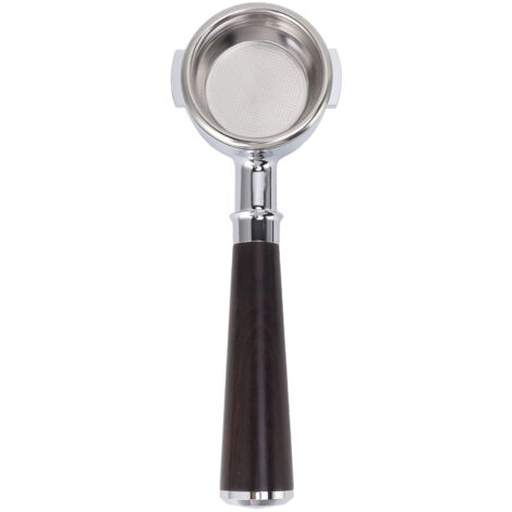 Portafiltre 58mm sans fond en alliage d'aluminium 2 oreilles avec panier filtre couleur bois de santal violet (1/5)