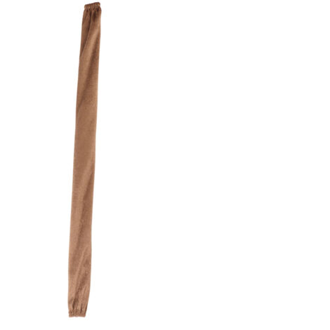 Housse de Protection Poussière en Tissu Polaire 60cm Longueur 5cm Largeur avec Fermeture Éclair Marron Clair (1/5)