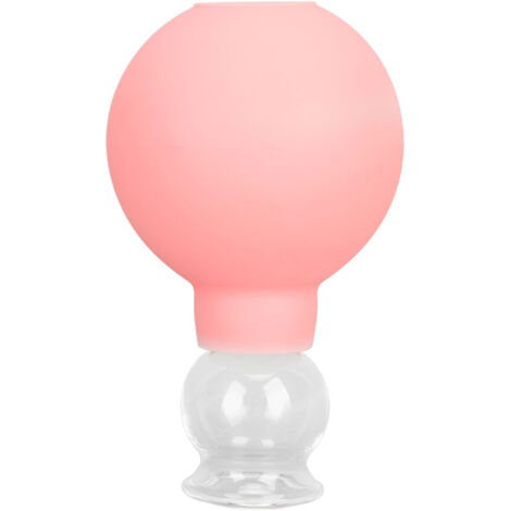 Tasse de Ventouse en Verre et Silicone pour Massage Facial et Soins de la Peau - Modèle 1 (1/5)