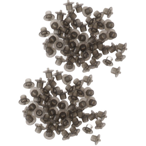 100 Pièces Coupe d'Élevage Reine Abeille en Plastique Coloré pour Apiculteur, Cellule Gris (1/5)