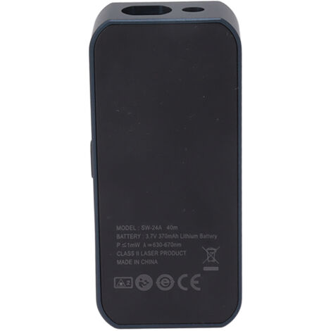 Mètre Laser Portable Mini SW24A pour Mesures de Fenêtre, Canapé et Surface (0.05-40m) (1/5)
