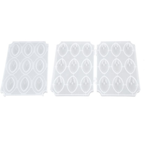 Moule à Boulettes de Viande Manuel, Presse Viande Hachée DIY 9 Cases, Accessoire de Cuisine Transparent pour Préparation Maison (1/5)