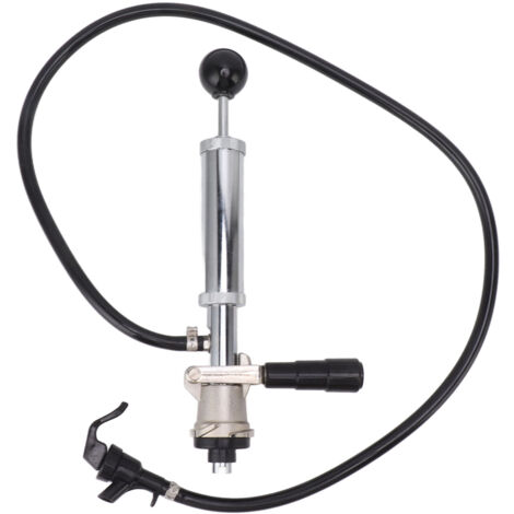 Pompe à bière manuelle en acier inoxydable 4 pouces, kit robinet de bar parfait pour brassage maison, pubs, restaurants et événements. (1/5)