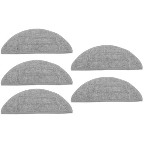 5 Pièces de Rechange pour Serpillière en Microfibre Compatible Roborock S8 Pro Ultra, Accessoires Aspirateur Robot (1/5)
