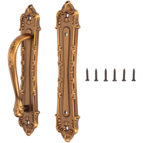 Poignées de porte coulissante grange, design double face, ensemble quincaillerie pour grandes portes (1/5)