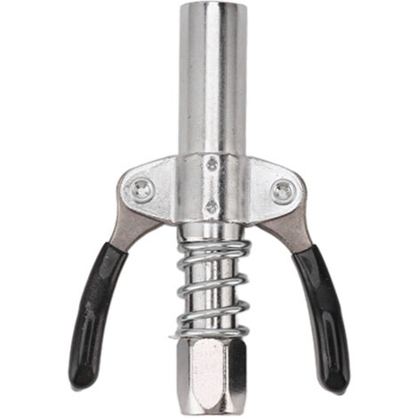 Embout de graisse à verrouillage rapide double poignée, filetage interne G1/8, résistant jusqu'à 10000 PSI pour connexion sécurisée. (1/5)