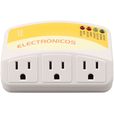 Multiprise 3 Prises avec Protection Surtension 120V 1440W - Bloc Secteur Sécurisé pour Électroménagers (1/5)