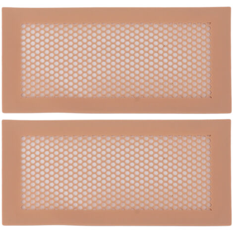 2 Pièces Couverture de Vent Sécurisée pour Bébé, Douce en Silicone, Protection contre les Insectes et les Cheveux, Rose pour Plancher Domestique (1/5)