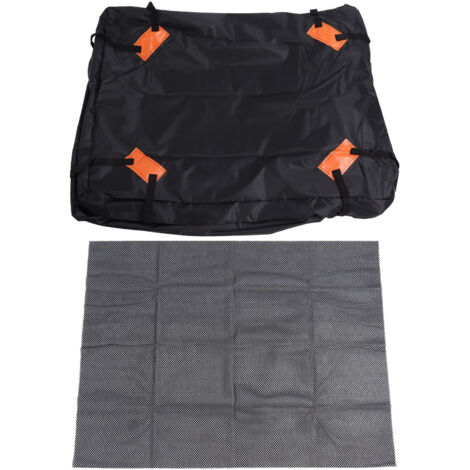 Sac étanche de toit voiture 425L, housse de rangement Oxford avec tapis anti-glisse, porte-bagages 420D pour toiture