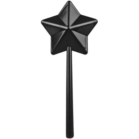Baguette Magique Saline et Poivrière en Plastique Pratique, Forme Pentagramme Mignon Noir (1/5)