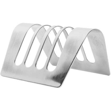 Support à Toast en Acier Inoxydable Antirouille - Rétro et Facile à Nettoyer - Pour Pain Grillé - Style Cuisine (12.3x7.7cm) (1/5)