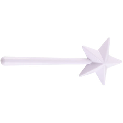 Baguette Magique Sel et Poivre en Forme de Pentagramme Blanc - Distributeur Pratique et Mignon (1/5)