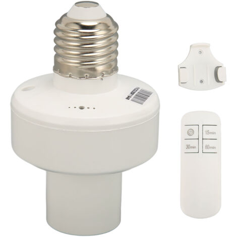 Douille Intelligente Sans Fil pour Ampoules E27/E26, Contrôle à Distance et Compatible AC110V