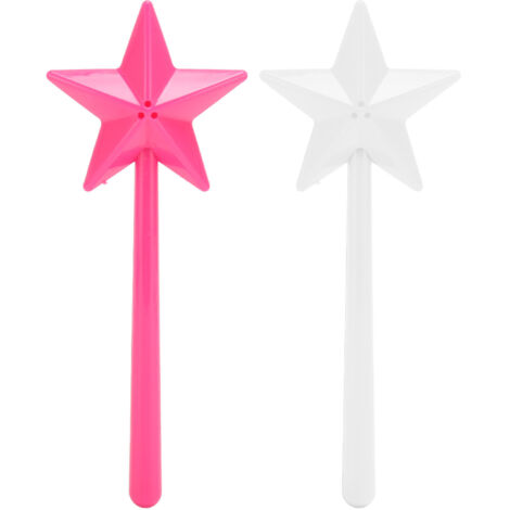 2 pièces Shakers à Sel et Poivre en Forme de Baguette Magique pour Halloween Noël Cuisine - Distributeur d'Épices à 3 Trous (1/5)