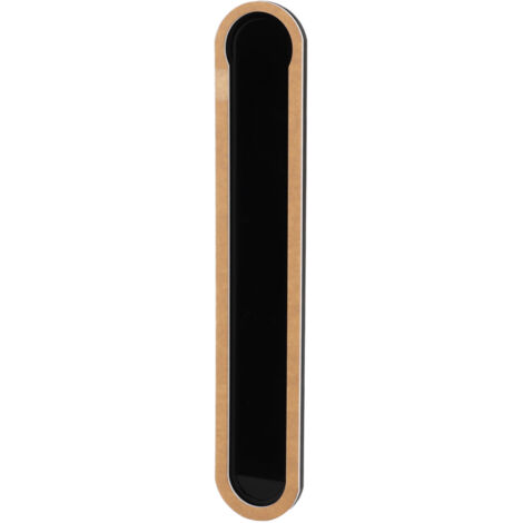 Porte-capsules mural en acrylique noir pour 7 dosettes de café, support mural pratique sans perçage (1/5)