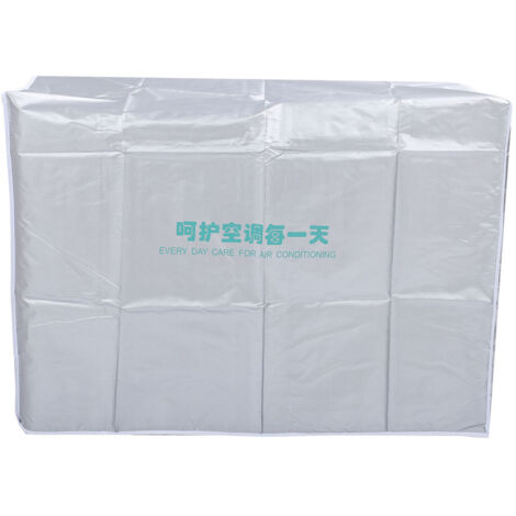 Housse de Protection Universelle pour Climatiseur Extérieur, Imperméable et Anti-UV, Dimensions 98x40x75cm pour Unités 3P (1/5)