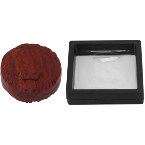 Pousseur Magnétique Anti-Stress en Bois de Rose - Jouet Rotatif à Tête de Lion pour TDAH (1/5)
