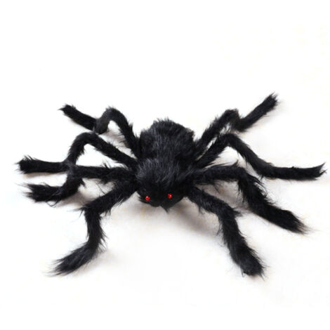 Araignée Géante Réaliste Halloween Décor Effrayant 200cm pour Jardin et Maison (1/5)