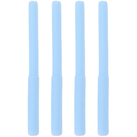 4 Protections Anti-Dérapantes pour Pieds de Réchaud Spider, Manchons en Silicone Souple pour Réchaud Camping SOTO 310, Bleu Ciel (1/5)