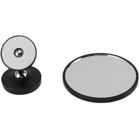 Miroir magnétique pour machine à café avec base rotative 360°, joints à rotule en alliage d'aluminium, miroir d'observation du débit de café, noir (1/5)