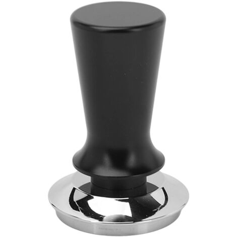 Tampon à Café en Acier Inoxydable 53mm Noir - Accessoire Machine à Café Facile à Utiliser (1/5)