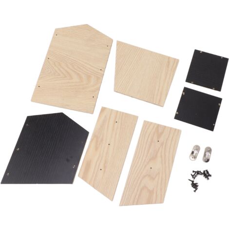 Kit Maison pour Chauves-Souris Double Chambre en Bois Imperméable et Résistant au Vent, Abri pour Jardin Extérieur