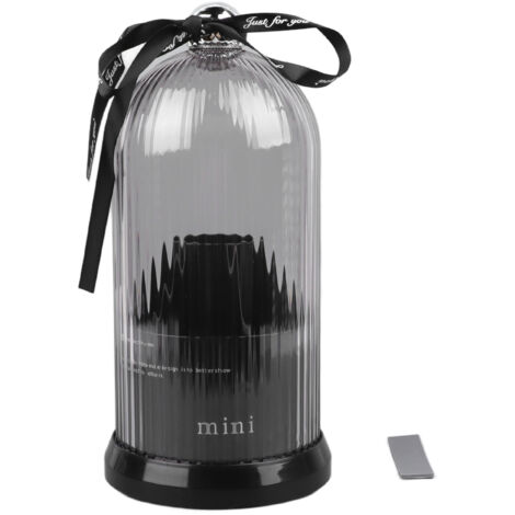 Étui de Rangement à 360° pour Pinceaux de Maquillage, Organisateur Anti-Poussière et Imperméable pour Cosmétiques et Rouge à Lèvres Noir (1/5)