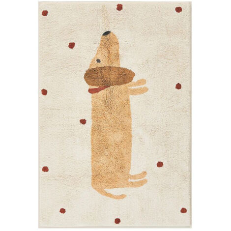 Tapis de chevet imitation cachemire 40x60 cm, moelleux pour chambre et salon, descente de lit douce (1/5)