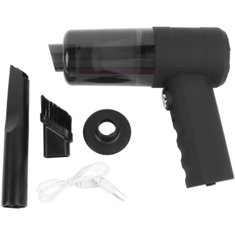 Aspirateur de voiture sans fil rechargeable, mini aspirateur portable pour clavier et bureau, nettoyeur manuel compact. (1/5)