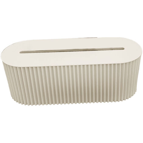Boîte de Rangement Câbles Bureau - Organisateur Prise Electrique avec Couvercle, Design Simple et Innovant, Blanc (1/5)