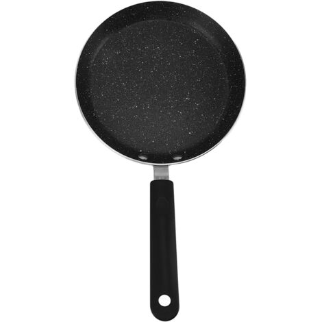 Poêle à Crêpes Antiadhésive Rond 10 Pouces en Alliage d'Aluminium Portable (1/5)