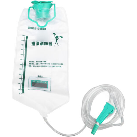 Kit de lavement intestinal en silicone pour détox et soulagement du stress, nettoyage du côlon à usage domestique