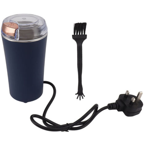 Moulin à café électrique portable pour grains, épices et café, avec fiche UK 220V 50Hz - ABS/PC (1/5)